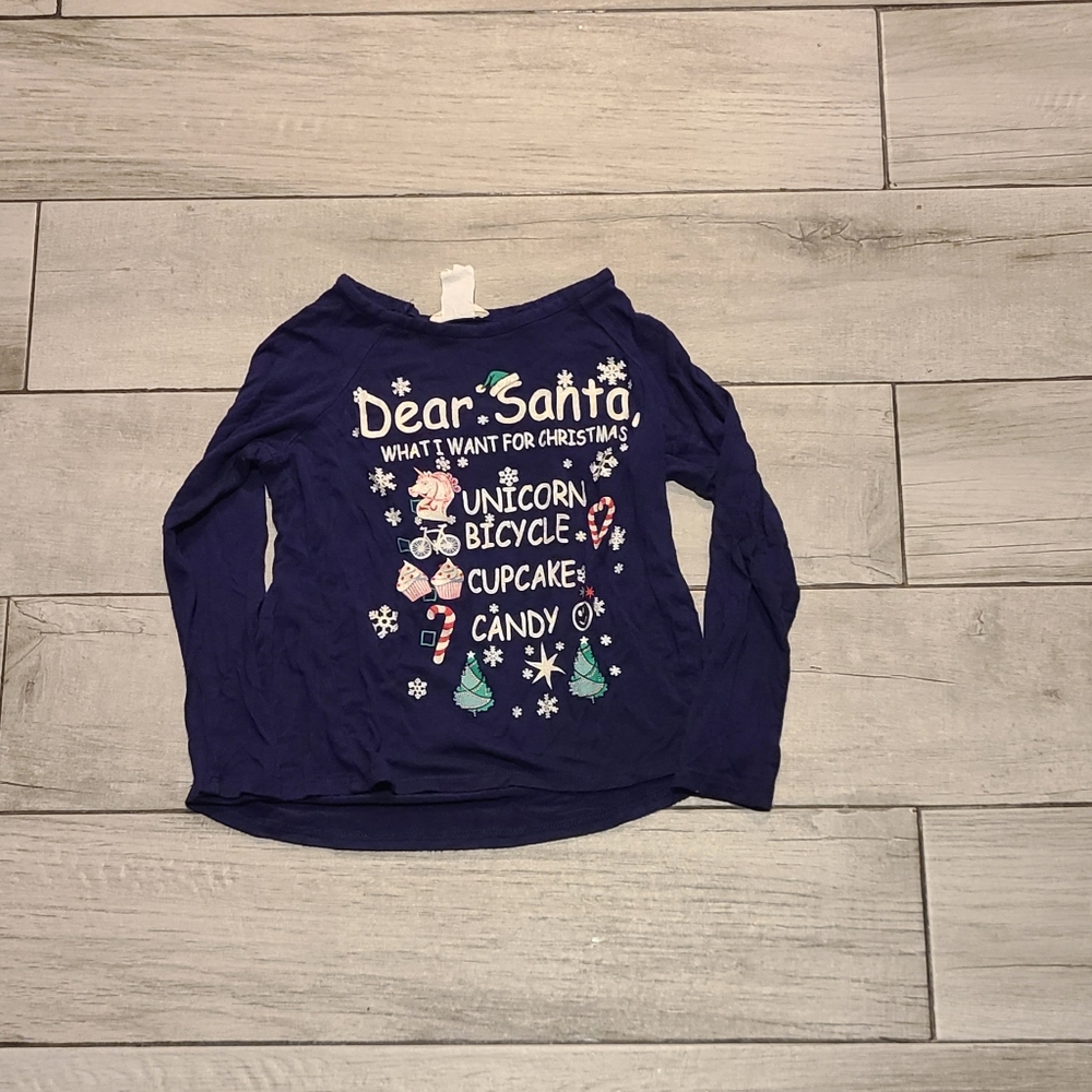 🍁Btween Santa Christmas List Girls Tee 🪅